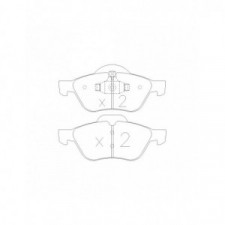 Plaquettes de frein GT2i Race Avant pour RENAULT Twingo 1.6i 16V RS 2007-14 - Etriers de frein Ate 