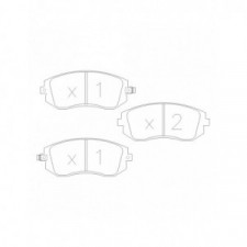 Plaquettes de frein GT2i Race Avant pour SUBARU Brz 2.0i 16V 2012-20 - Etriers de frein Tokico