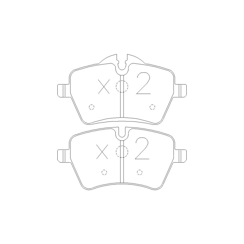 GT2i Race Rear brake pads for MINI Mini (R56-R57-R58-R59) 1.6i 16V Turbo S 2007-15 - Brake calipers Trw  - GT-PR7840T - 3661768553565