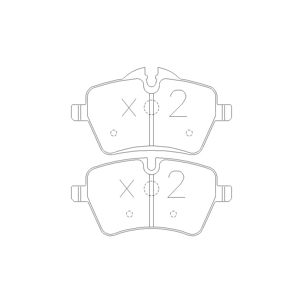 GT2i Race Rear brake pads for MINI Mini (R56-R57-R58-R59) 1.6i 16V Turbo S 2007-15 - Brake calipers Trw  - GT-PR7840T - 3661768553565