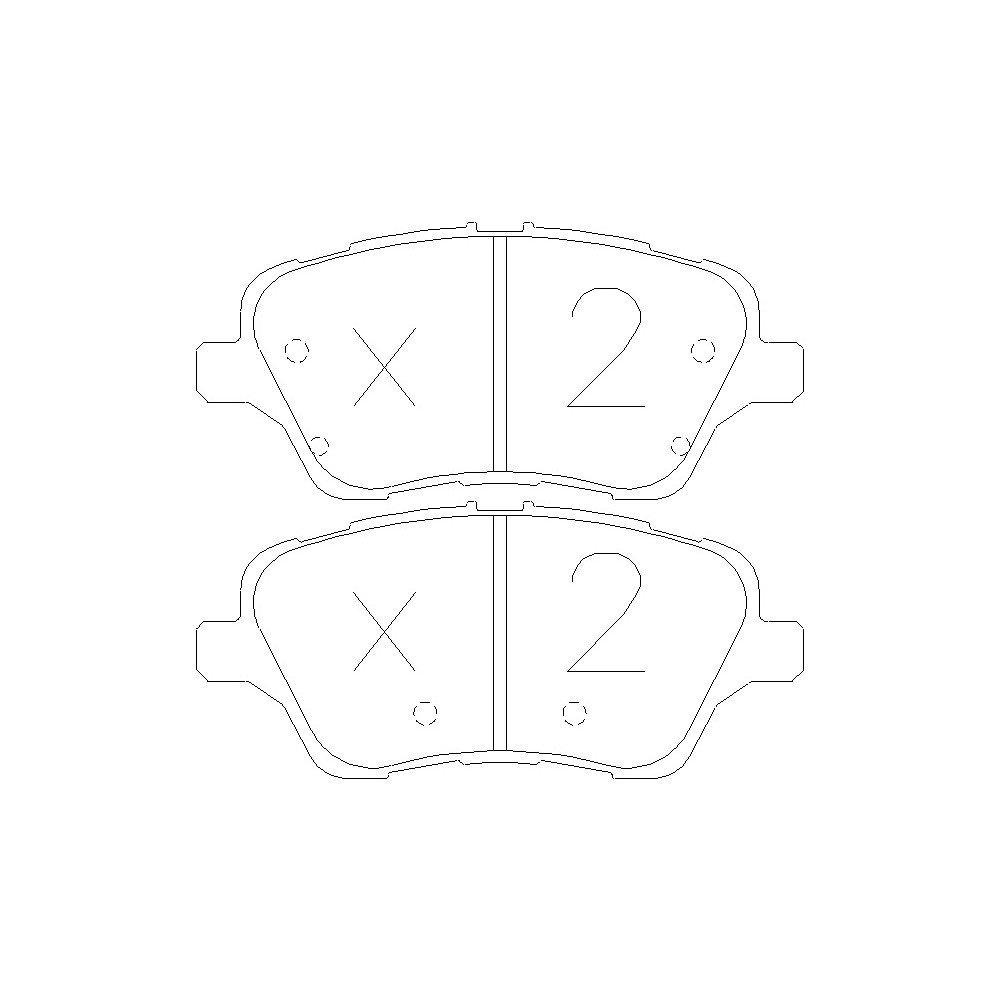 GT2i Race Rear brake pads for FORD Fiesta 1.6i 16V EcoBoost ST 200 hp 2008-17 - Brake calipers Trw  - GT-PR9920T - 3661768553619