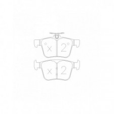 GT2i Race Rear brake pads for AUDI TT - TT Quattro (FV) TTS 2.0i 16V TFSi 2014-23 - Brake calipers Ate