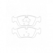 Plaquettes de frein GT2i Club Avant pour BMW Serie 3 (E36) 316i, 318i, 320i, 323i, 325i, 328i 1991-98 - Etriers de frein Ate 
