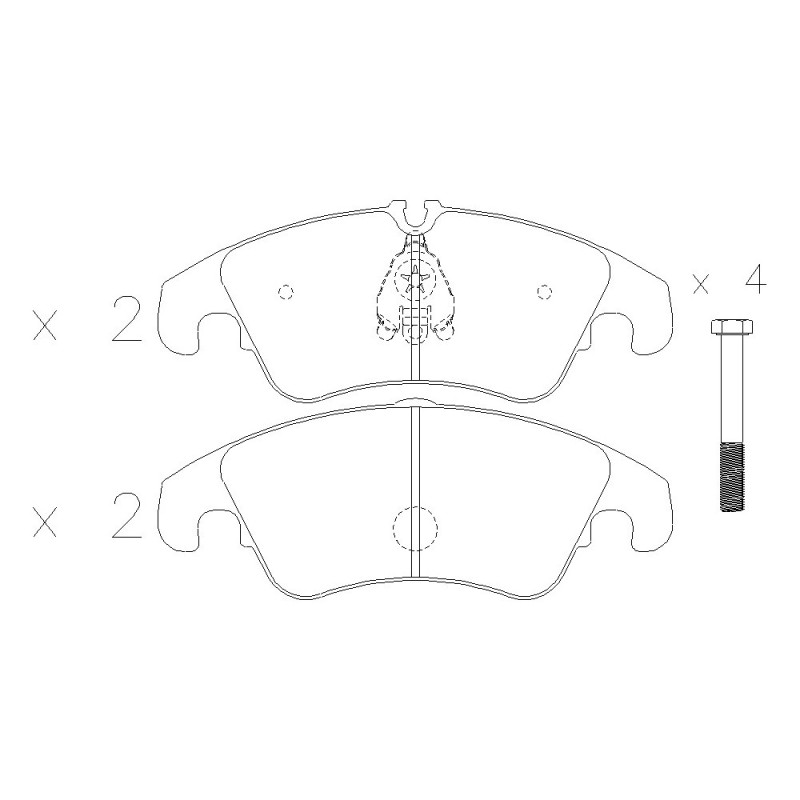 Plaquettes de frein GT2i Club Avant pour FORD Focus 2.5i 20V Turbo RS 305 hp 2004-12 - Etriers de frein Trw  - GT-PC7916 - 3661768552797