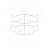 Plaquettes de frein GT2i Race Avant pour VOLKSWAGEN Golf II 1.8i GT, 1.8i GTI 1983-91 - Etriers de frein KH