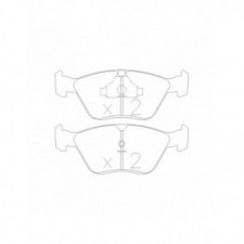 GT2i Race Front brake pads for FORD Sierra 2.0i 16V Turbo RS Cosworth 4wd Gr N - Brake calipers Ate