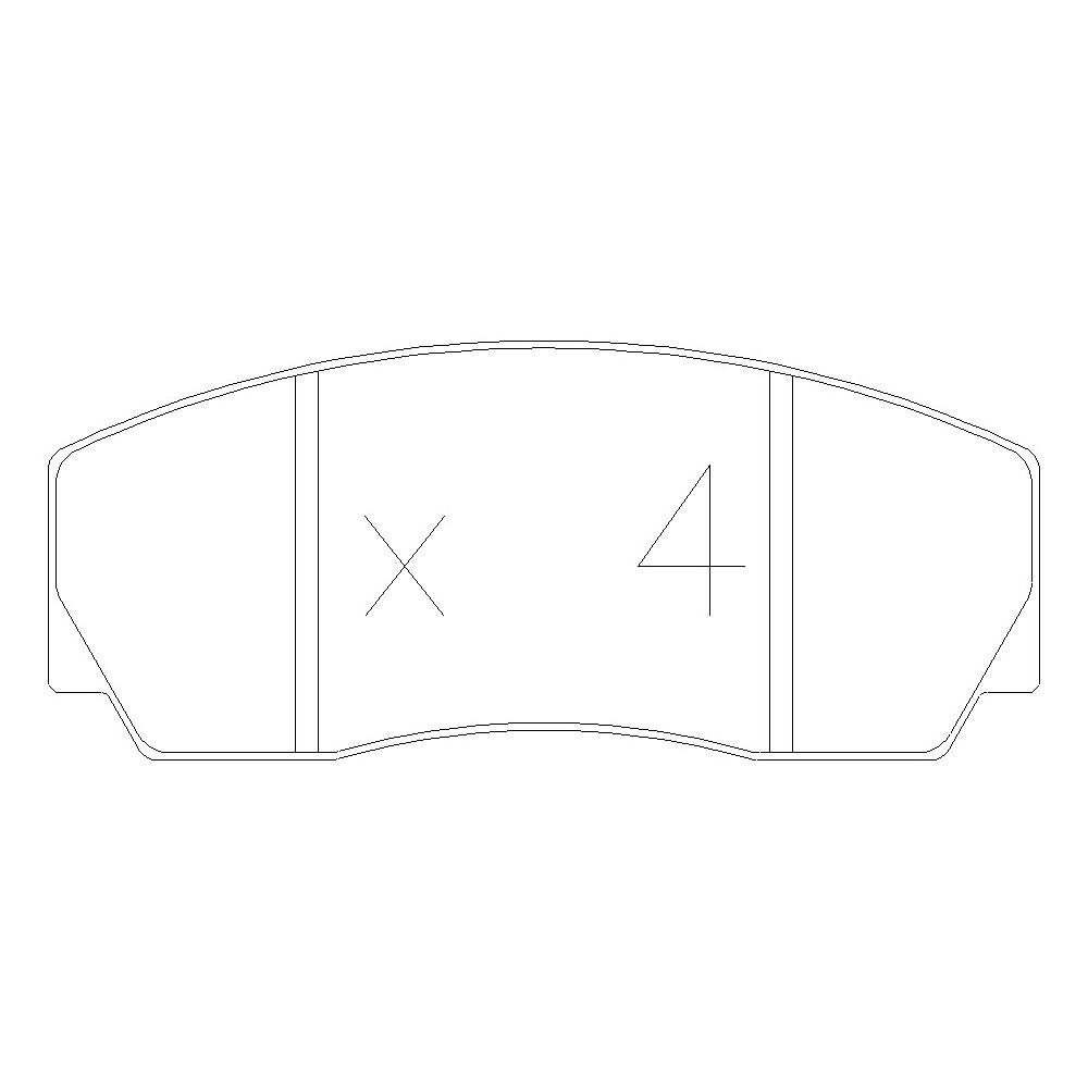 Plaquettes de frein GT2i Race Avant pour RENAULT Clio II 1.6i 16V S1600 - Etriers de frein AP Racing - GT-PR4000T - 3661768553428