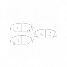 Plaquettes de frein GT2i Race Avant pour HONDA Civic (FN) 2.0i 16V Type R Gr N - Etriers de frein Akebono