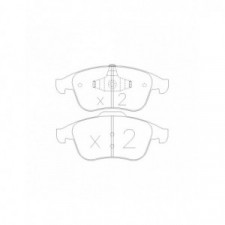 Plaquettes de frein GT2i Race Avant pour RENAULT Megane III 2.0i 16V TCe 180 hp, 2.0 dCi 2008-16 - Etriers de frein Ate 
