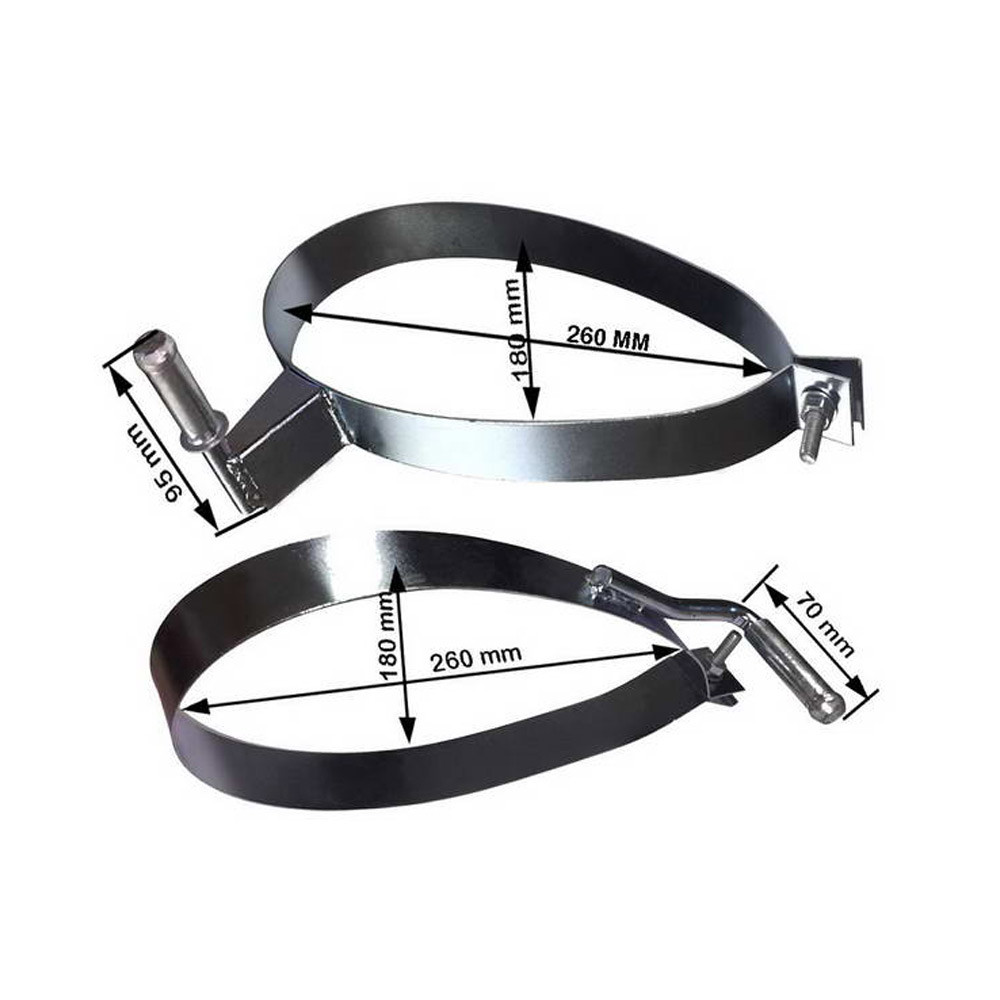 Set de 2 curele de eșapament pentru Peugeot 206 - LI-PL4033 - PL4033 - 3760020000493