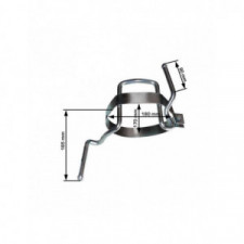 Sangle échappement (1pièce) Peugeot 206+