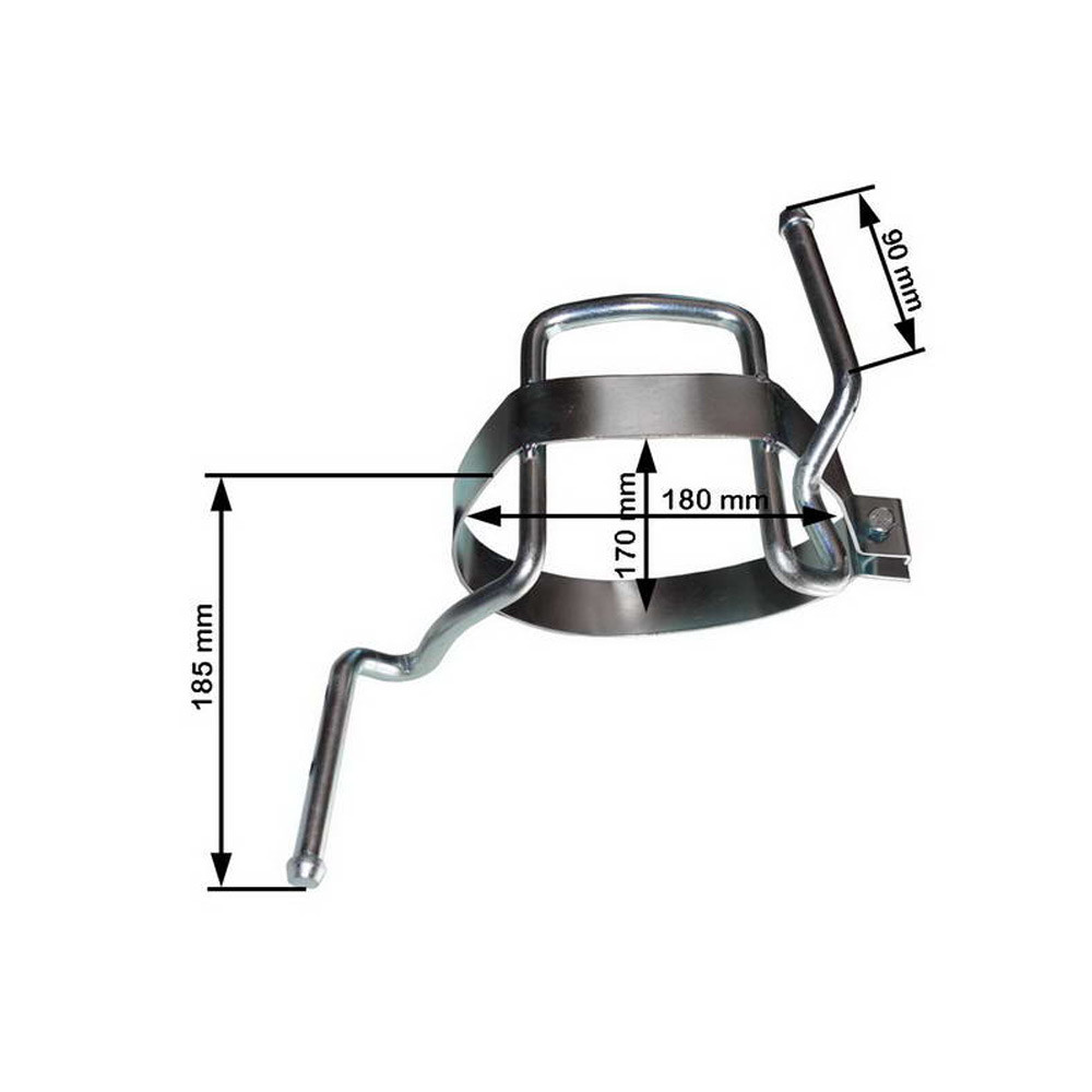 Uitlaatriem (1 stuk) Peugeot 206+ (1 stuk) - LI-PL4036 - PL4036 - 3760020000523