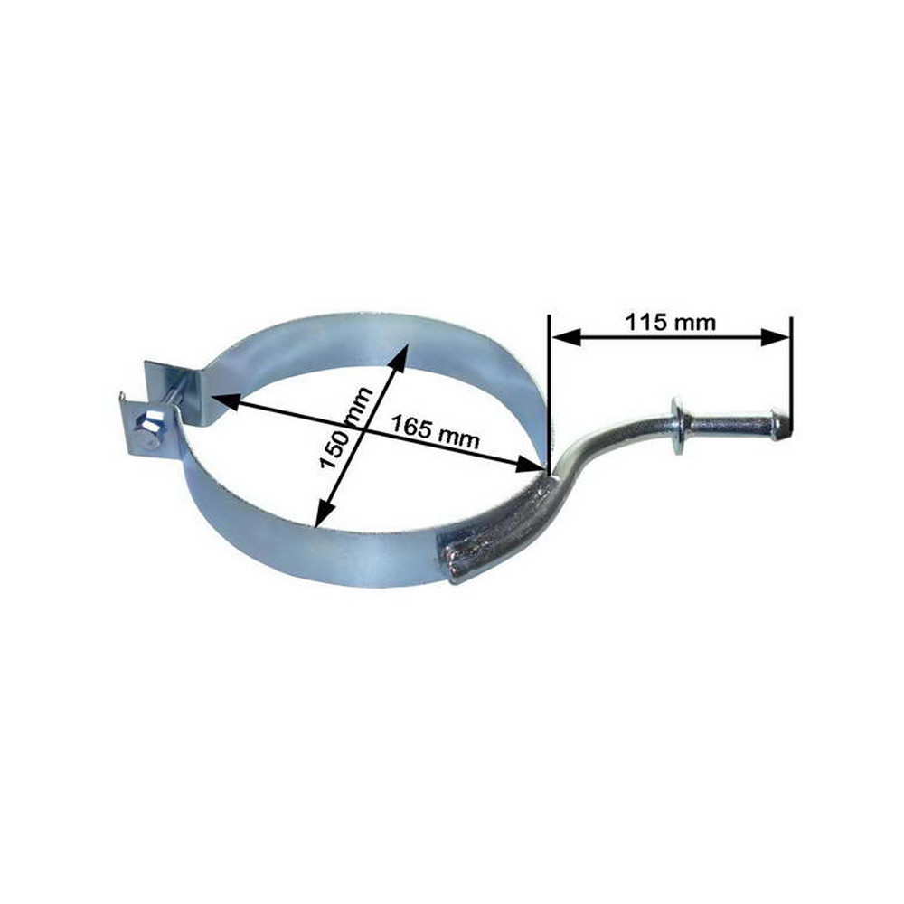 Uitlaatband (1 stuk) Citroën C3-Berlingo - LI-PL4039 - PL4039 - 3760020000554