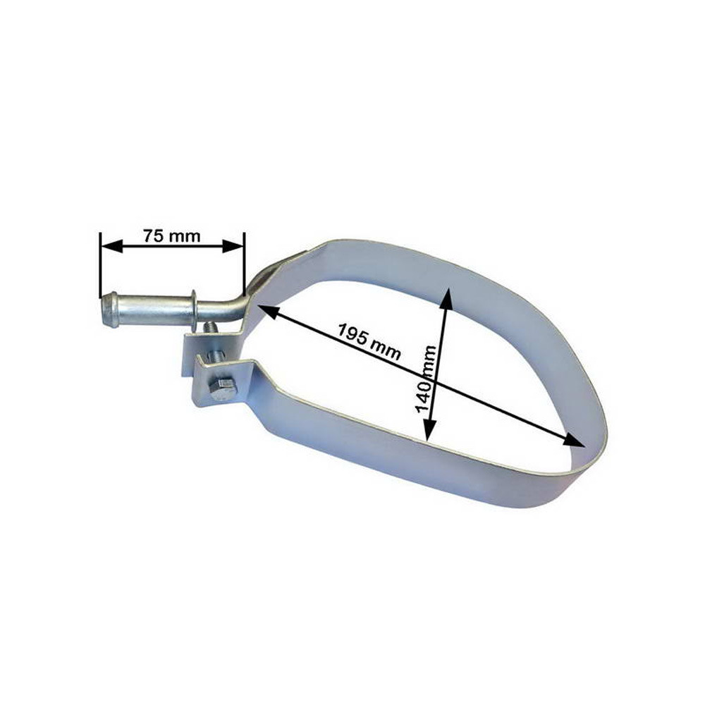 Uitlaatband (1 stuk) Citroën C2-C3-1007 - LI-PL4042 - PL4042 - 3760020000585