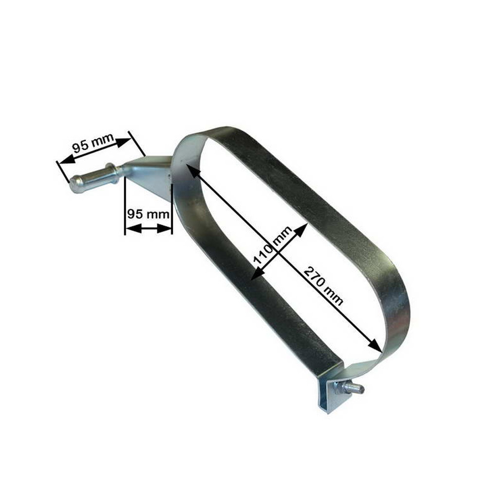 Cinghia di scarico (1 pezzo) Peugeot 206 LATO DESTRO - LI-PL4048 - PL4048 - 3760020000646