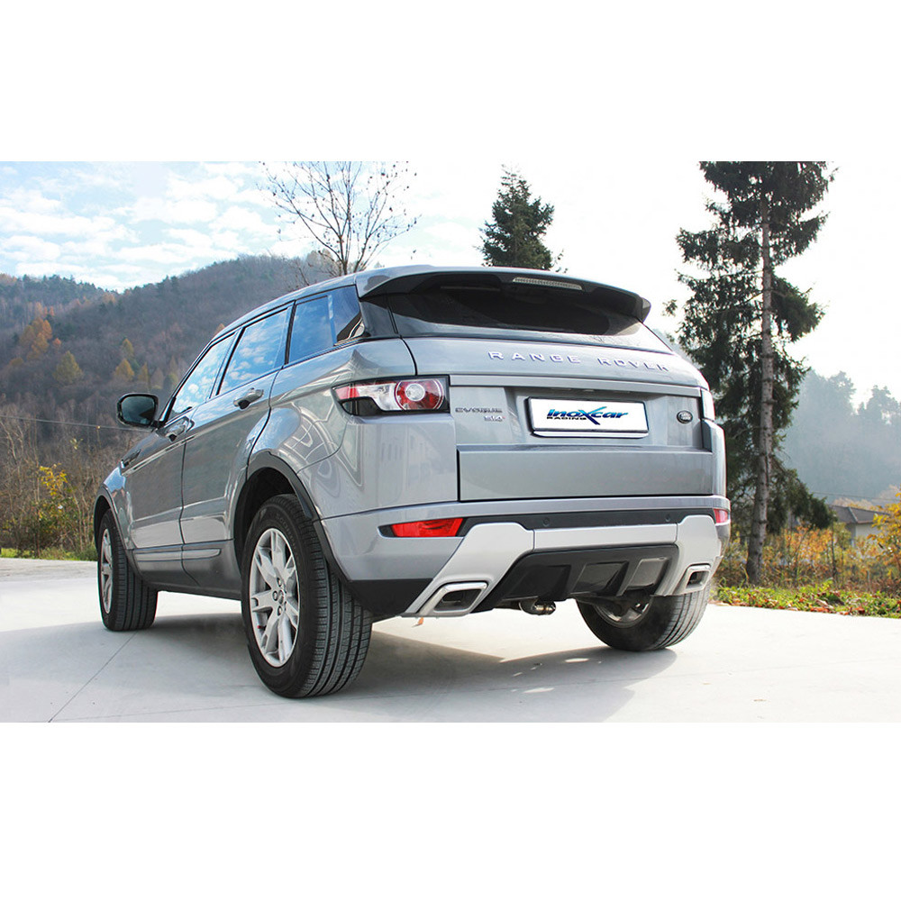 Sistem de evacuare Inoxcar – Amortizor de zgomot spate dreapta + stânga LAND ROVER EVOQUE 2.2 sd4 190 cv după 2011 2.0 240 cv - IC-LAREVO03 - LAR.EVO.03 - 3661768212684
