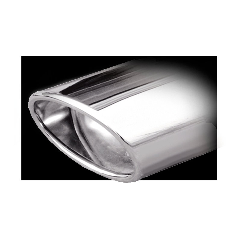 Inoxcar Exhaust Intermediate tube with Silencer  1X150X105 Oblique (diam 70) PEUGEOT RCZ 1.6 THP (200HP) after 2010 - IC-LPERCZ0370S - LPERCZ.03.70S - 3661768218167