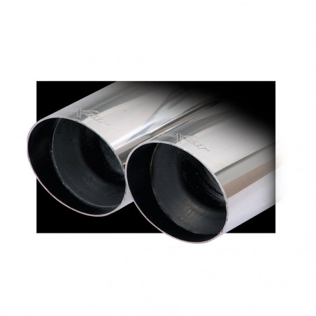 Scarico Inoxcar Silenziatore Terminale 2X70 RACING BMW F30 serie 3 (MY12) 328i 2.0T (254CV) dopo il 2012 diam 76