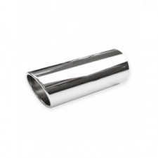 Universal stainless steel end pipe 90mm X-Race L250mm