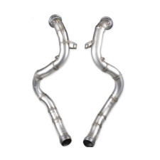 Roestvrij stalen buis voor MERCEDES CLASSE C63 AMG S Type W205 4.0i V8 BiTurbo 2015- diam.70 - IC-AFAMG01 - AFAMG.01 - 3661768557716
