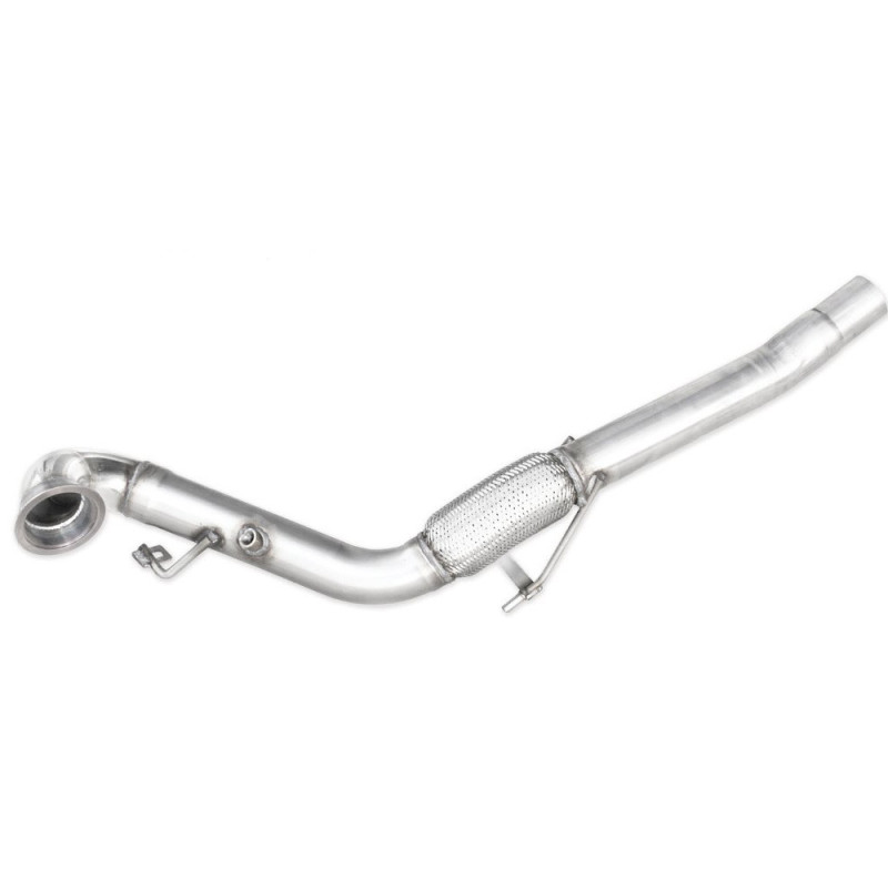 Roestvrij stalen buis voor VOLKSWAGEN GOLF 7 GTI Clubsport 2.0 TSI 265-290-310pk 2016- - IC-AFGTI04 - AFGTI.04 - 3661768557846