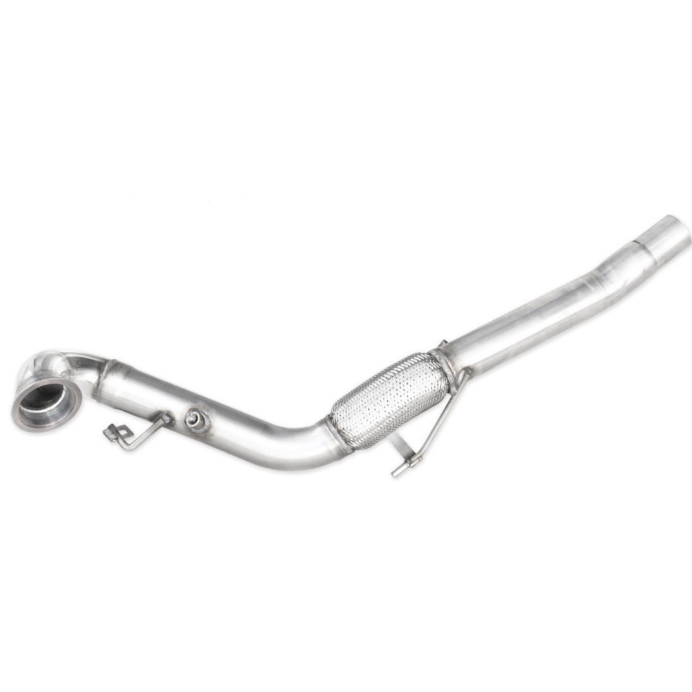 Roestvrij stalen buis voor VOLKSWAGEN GOLF 7 GTI Clubsport 2.0 TSI 265-290-310pk 2016- - IC-AFGTI04 - AFGTI.04 - 3661768557846