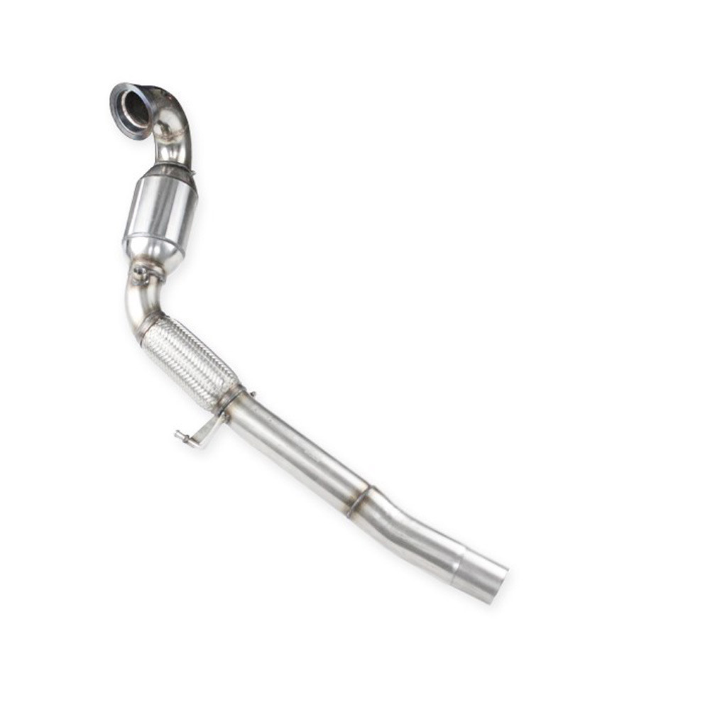 Tube afrique catalysé INOX pour VOLKSWAGEN GOLF 7 GTI Clubsport 2.0 TSI 265-290-310cv 2016- - IC-AFGTI04CAT200 - AFGTI.04CAT.200 - 3661768557860