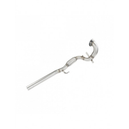 Tubo sostituzione catalizzatore acciaio inox per VOLKSWAGEN POLO type 6C 1.8 GTI 192cv 2015-2018 diam. 55