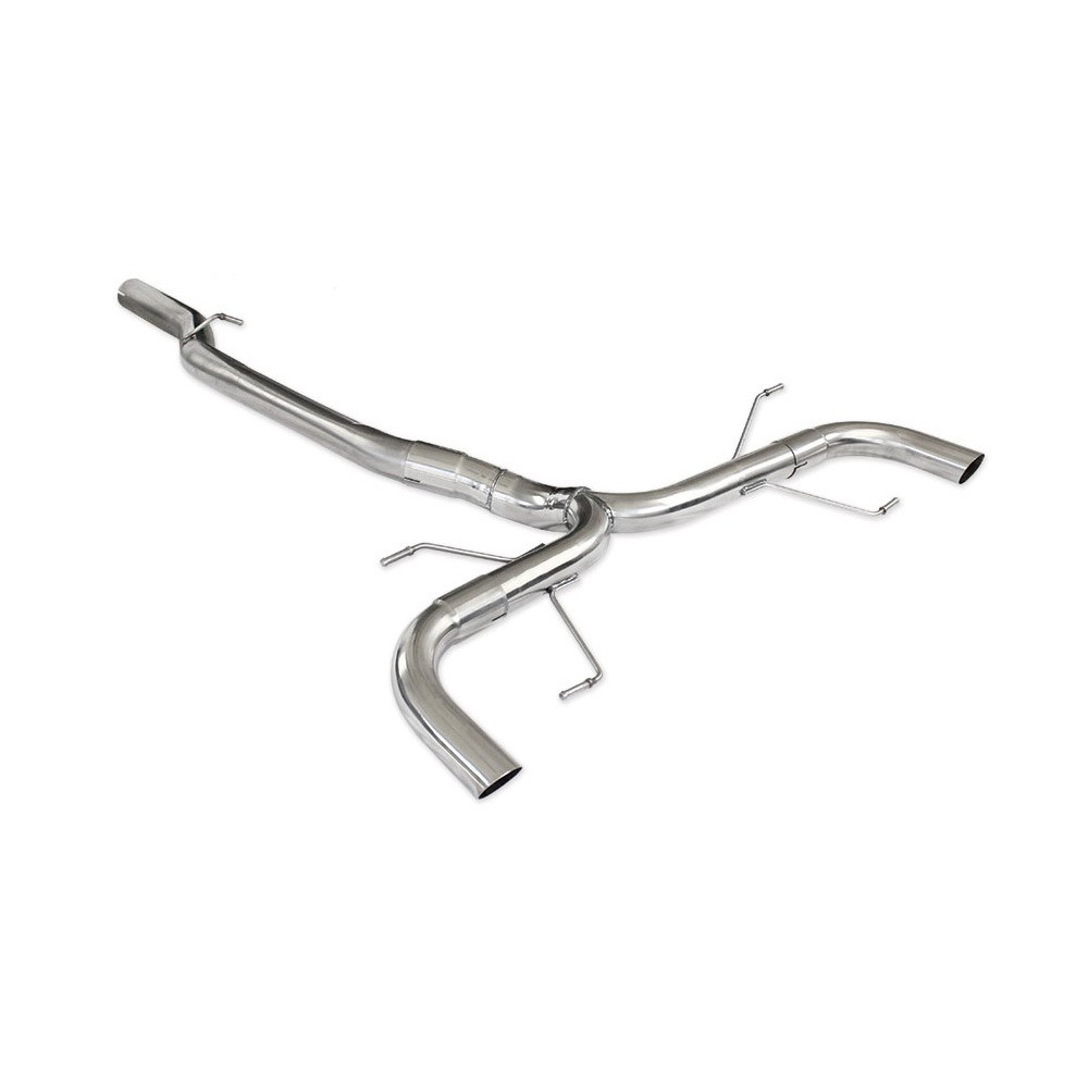 Posteriore  senza silenziatore acciaio inox DX+SX ALFA ROMEO GIULIA Q4 VELOCE 2.0 Turbo 280cv 2016- diam.70 - IC-ALGIUQ401 - ALGIU.Q4.01 - 3661768558225