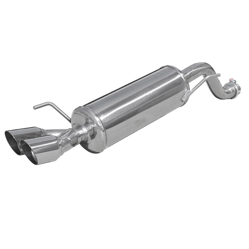 Roestvrijstalen ronde aansluiting 2x80mm Racing ALFA ROMEO MITO 1.4i 78pk 2013- D42 - IC-ALMI06RA - ALMI.06.RA - 3661768558270