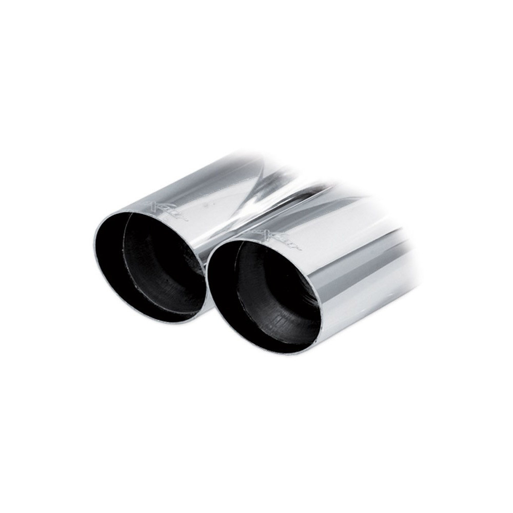 Terminal inox libre 2x80mm Racing D+G AUDI S3 8V 2.0 TFSI 300cv 2013- - IC-AUS304RA - AUS3.04.RA - 3661768558447