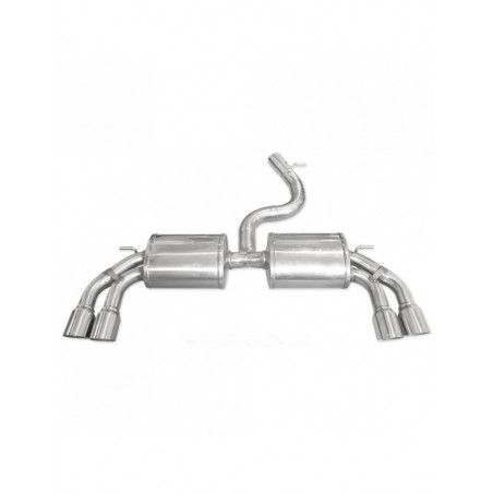 Rear silencer, end pipe 2x80mm Racing LHS+RHS AUDI S3 8V 2.0 TFSI 300cv 2013-