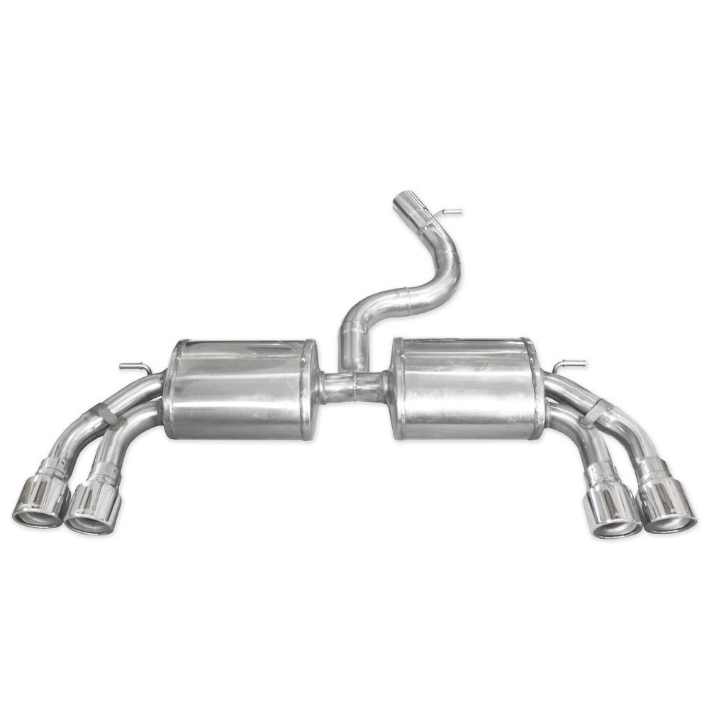 Țeavă de eșapament din oțel inoxidabil 2x80 mm X-Race D+G AUDI S3 8V 2.0 TFSI 300 cv 2013- - IC-AUS305XR80 - AUS3.05.XR80 - 3661768558553