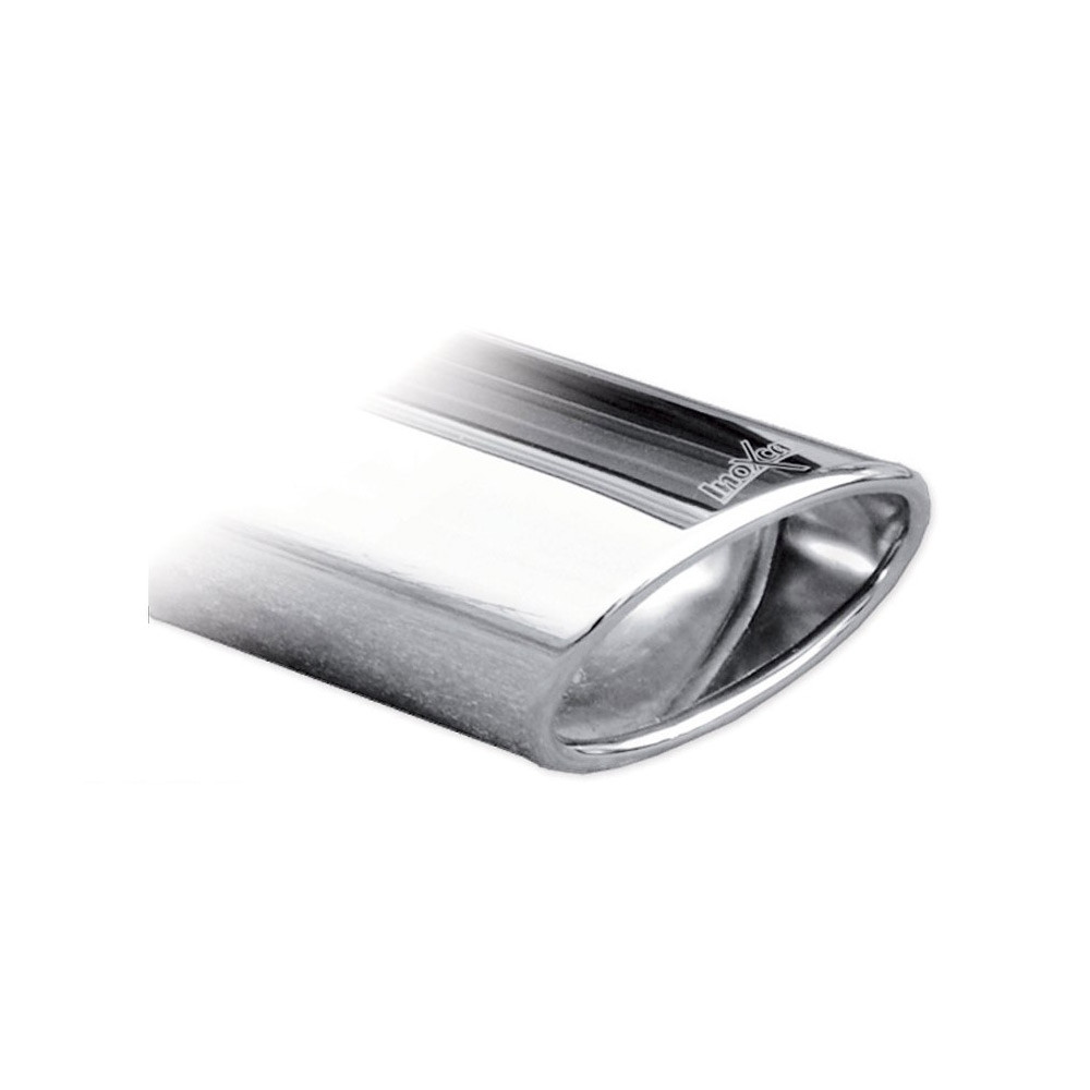 Terminal inox 120x80mm BMW E87 118D 2.0 143cv 2008- diam.55 int. - IC-BME8704SB - BME87.04.SB - 3661768558614