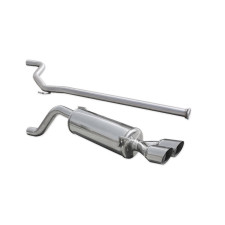 Catback 2x76mm Racing STAINLESS STEEL ABARTH GRANDE PUNTO 1.4 T-JET 155CV 2007- diam.55 - IC-CATBACK43 - CATBACK.43 - 3661768558812