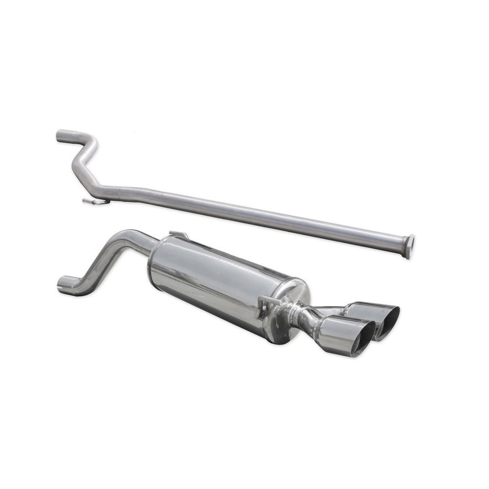 Catback 2x76mm Racing ABARTH GRANDE PUNTO 1.4 T-JET 155CV 2007- diam.55 - IC-CATBACK43 - CATBACK.43 - 3661768558812