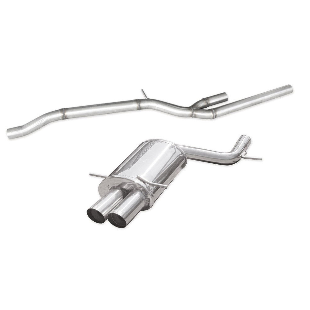 Catback 2x76mm Racing INOX AUDI S4 B5 2.7 BITURBO 265CV 1998-2001 - IC-CATBACK51 - CATBACK.51 - 3661768558881