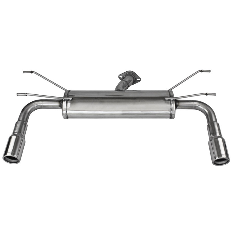 Roestvrijstalen terminal 80mm D+G FIAT 124 1.4T 140pk 2016- - IC-F1240180 - F124.01.80 - 3661768559086