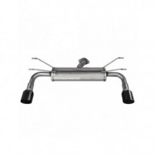 Posteriore acciaio inox 100mm X-Race nero D6G FIAT 124 1.4T 140cv 2016-