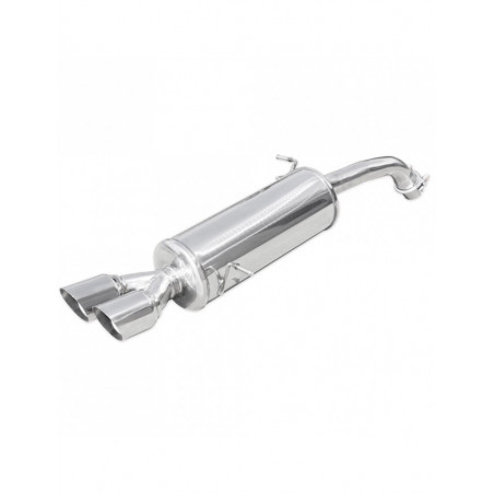 Rear silencer, end pipe 2x80mm Racing FORD FIESTA 7 ST 1.6 200CV 2013- diam.54