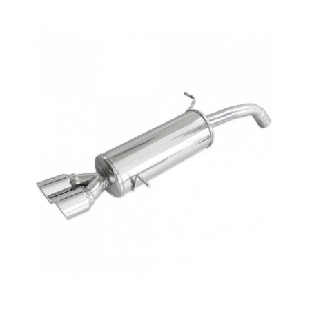 Posteriore acciaio inox 2x80mm X-Race FORD FIESTA 7 ST 1.6 200CV 2013- diam.54
