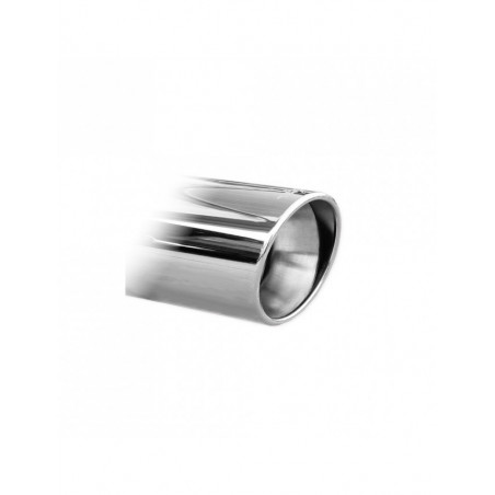 Posteriore acciaio inox 100mm X-RACE FORD FIESTA 8 1.5 TDCi 120cv ST-Line 2018-