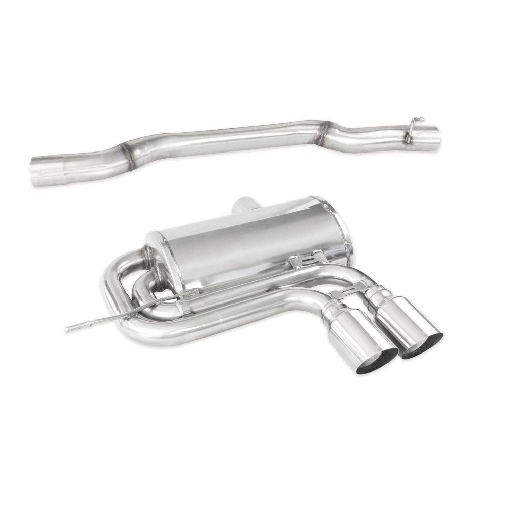 RVS klem 2x90mm Racing MINI COOPER F55-F56 2.0 S CABRIO 192pk 2014- - IC-MICO24RA - MICO.24.RA - 3661768560396