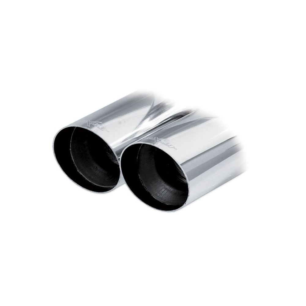 Țeavă de eșapament din oțel inoxidabil 2x80 Racing pentru AUDI A3 8P SPORTBACK 2.0 TDI 170CV 2003- - IC-OVAU26RA - OVAU.26.RA - 3661768560525