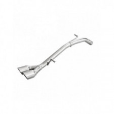 Posteriore acciaio inox 2x80mm Racing PEUGEOT 208 1.6 GTI 30TH 208cv 2015- diam.63