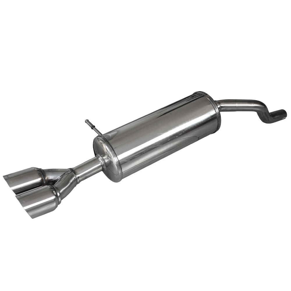 Roestvrijstalen terminal 2x80mm Racing RENAULT CLIO 4 1.5 Dci 75pk 2015- D40 - IC-RECL38RA - RECL.38.RA - 3661768560778