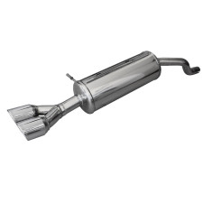 Roestvrijstalen klem 2x80mm X-Race RENAULT CLIO 4 1.5 Dci 75pk 2015- D40 - IC-RECL38XR80 - RECL.38.XR80 - 3661768560785