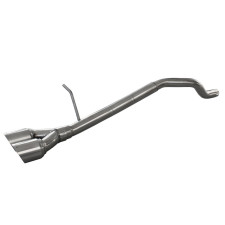 Roestvrijstalen terminal 2x80mm Racing RENAULT CLIO 4 1.5 Dci 75pk 2015- D40 - IC-RECL39RA - RECL.39.RA - 3661768560808