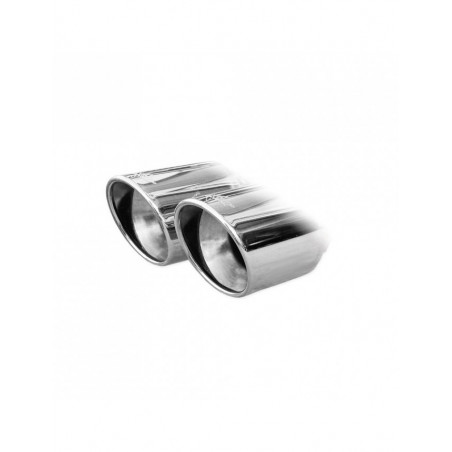 Posteriore acciaio inox 2x80mm X-Race RENAULT CLIO 4 900 75cv 2018