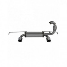 Rear silencer, end pipe 90mm X-Race LHS+RHS RENAULT TWINGO III GT 900 110CV 2017-